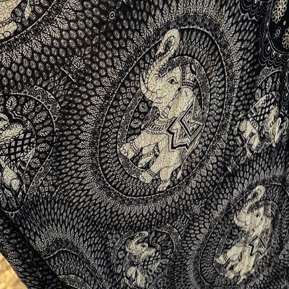 NWOT Made in India  dress Elephants and Buddha look.